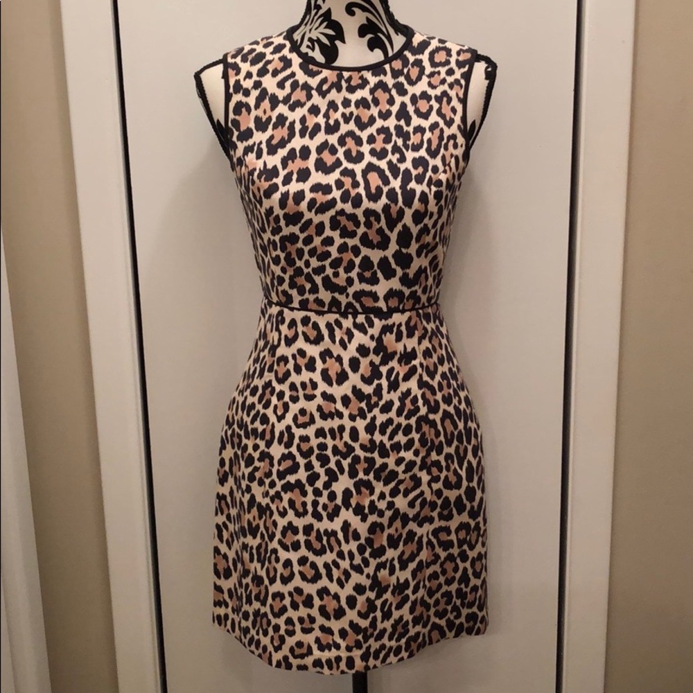 Kate Spade New York Paulina Leopard Dress 2 NWT